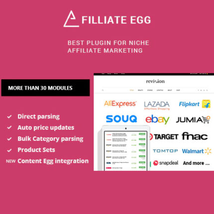 Affiliate Egg Niche Affiliate Marketing WordPress Plugin