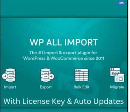 WP All Import Plugin & Addon with License Key by WPGadgets