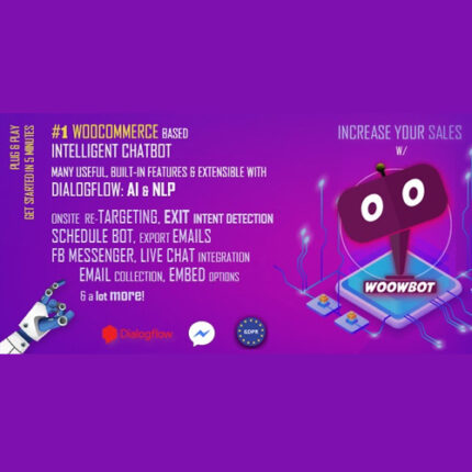 ChatBot for WooCommerce  Retargeting, Exit Intent, Abandoned Cart, Facebook Live Chat  WoowBot