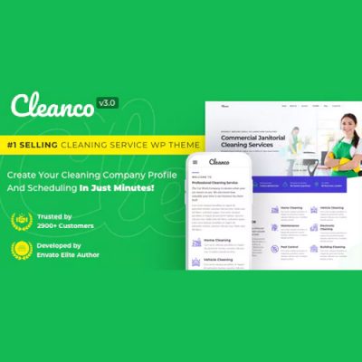 Cleanco  Cleaning Service Company WordPress Theme