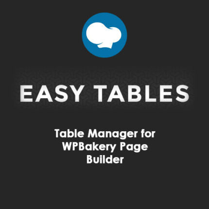 Easy Tables  Table Manager for WPBakery Page Builder