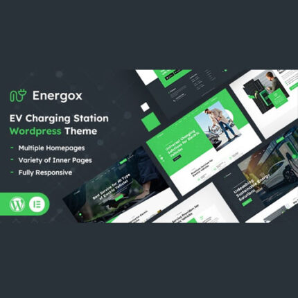 Energox EV Charging Station WordPress Theme