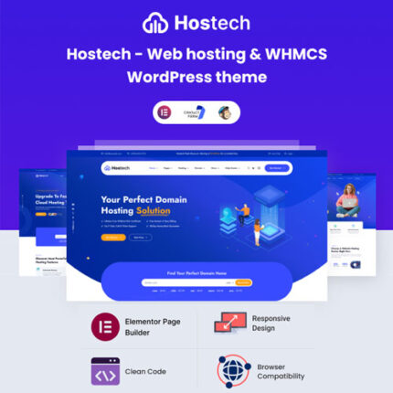 Hostech Web hosting & WHMCS WordPress theme