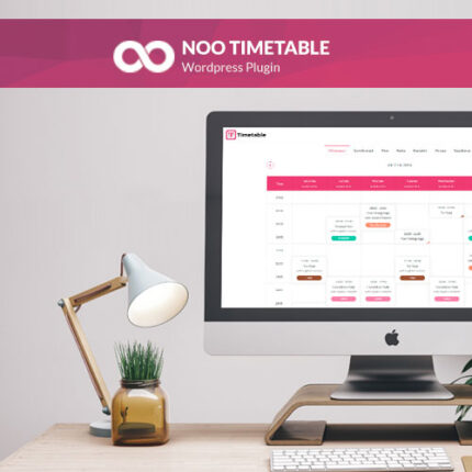 Noo Timetable Responsive Calendar