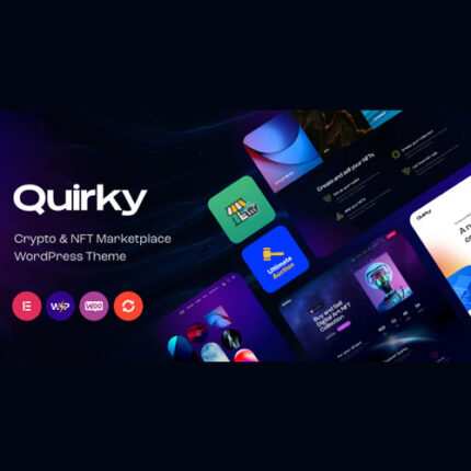 Quirky NFT, Token & Blockchain WCFM Marketplace WordPress Theme