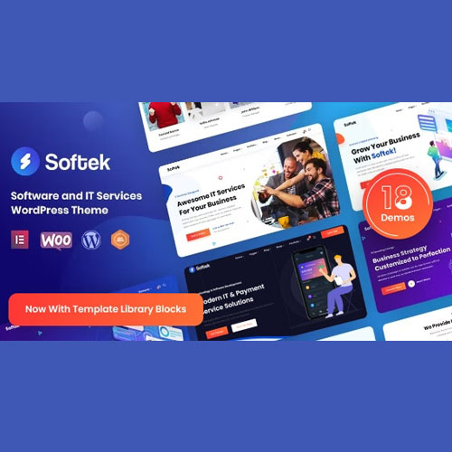 softek Softek Software & IT Solutions WordPress Theme - Image 1