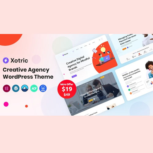 xotric Xotric Creative Agency WordPress Theme + RTL - Image 1